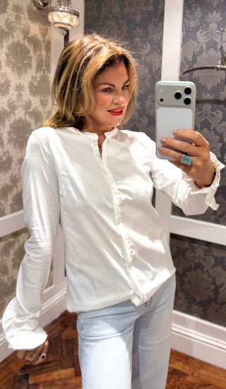 Mattie Mos Mosh Shirt  - White