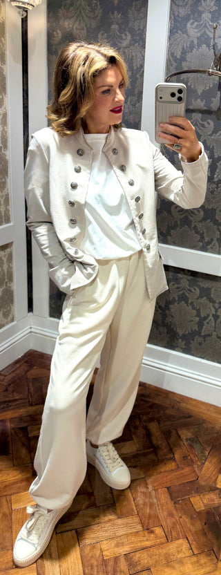 Vivi Leisure Pant - Cream