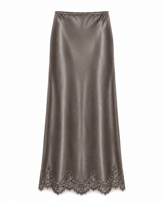 Margot Lace Skirt - Grey