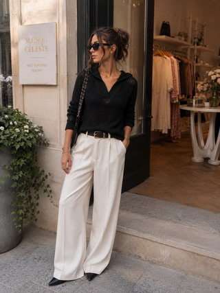 Eliette Black Knit - Nü