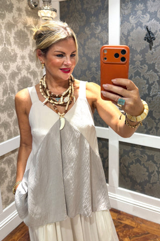Shelley Cami Top - Beige