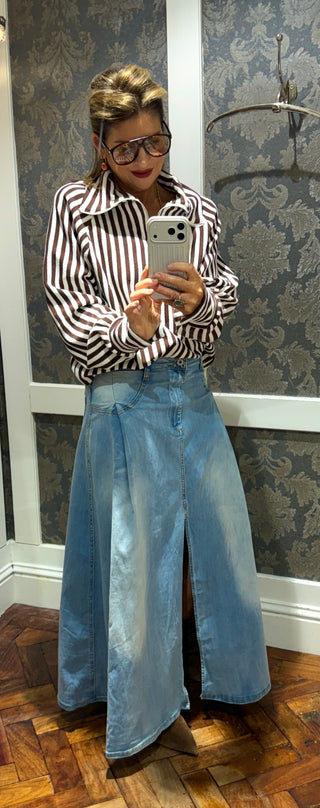 Tamara Denim Light Weight Skirt