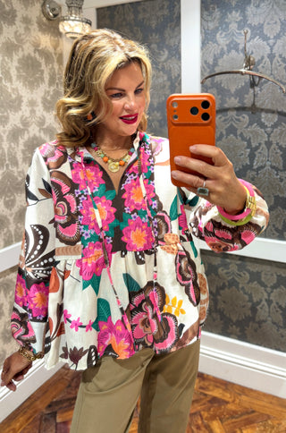 Sunspell Blouse - Pink