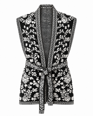 Ava Belted Knit Gilet
