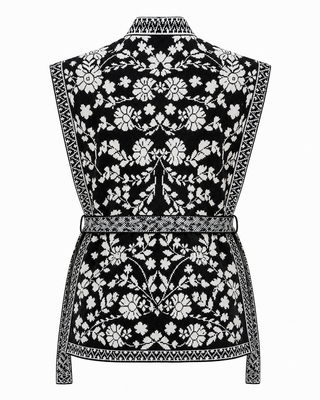 Ava Belted Knit Gilet