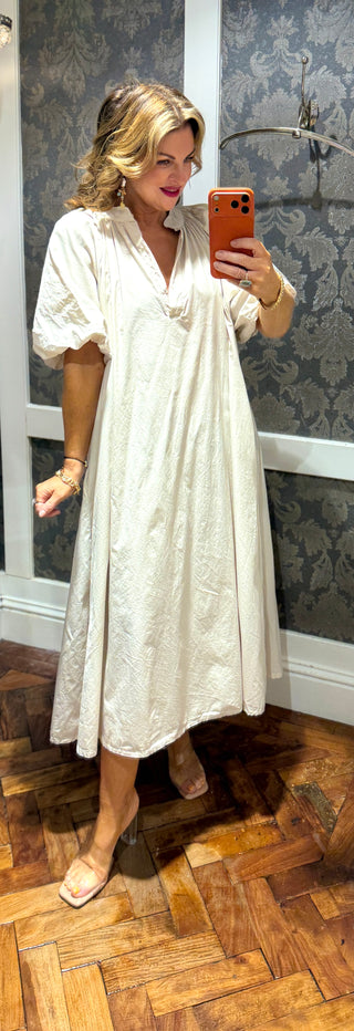 Natasha Dress - Beige