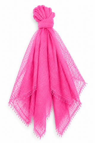 Pam Lightweight Crinkle Scarf- Pink