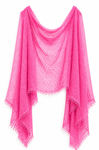 Pam Lightweight Crinkle Scarf- Pink