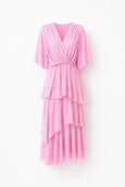 Azure Silk Dress - Pink