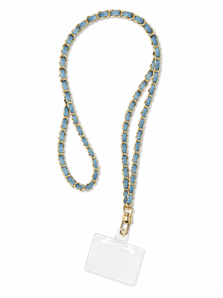 Phone Chain- Blue Gold