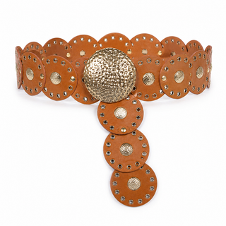 Circle Brown Boho Belt