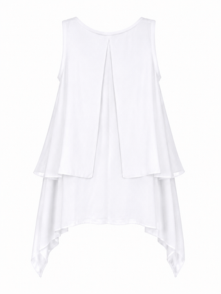 Chloe Layered Top- White