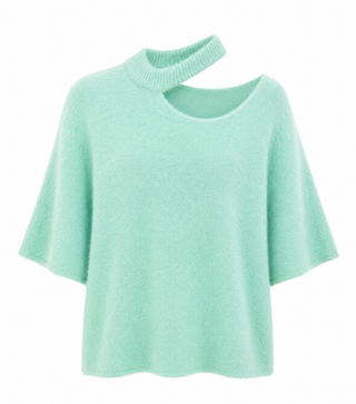Aria Cut-Out Knit- Mint Green