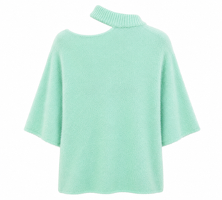 Aria Cut-Out Knit- Mint Green