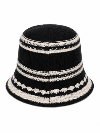Celine Bucket Hat Black/ Cream