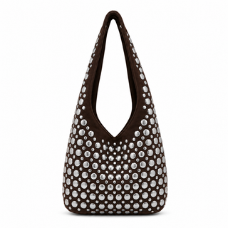 Studded Brown Bag