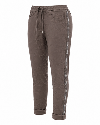 Magic Pant - Brown with studs