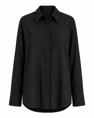 Noa Oversized Shirt- Black