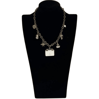 Chanel Bag Charm Necklace - Cream