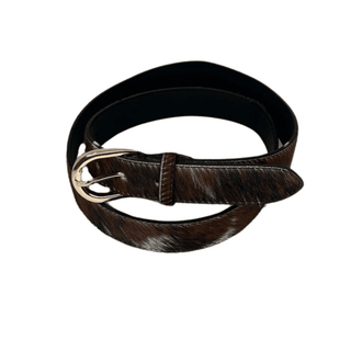 Cowhide Leather Belt - Brown