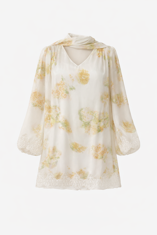Golden Bloom Dress